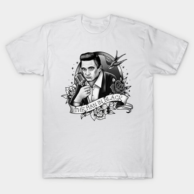 The man in black T-Shirt by CosmicAngerDesign